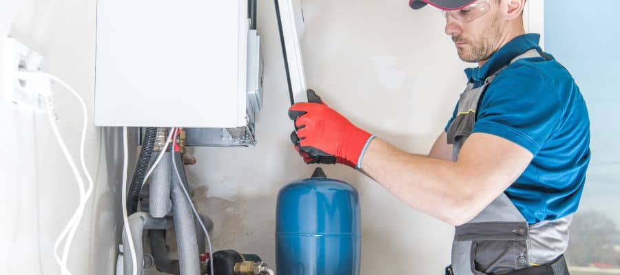 heater service done by a professional