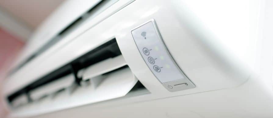 an old air conditioning unit